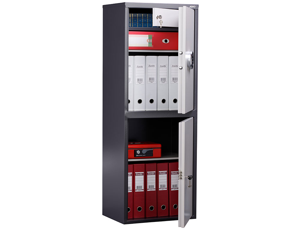  Бухгалтерский шкаф AIKO SL-125/2Т EL