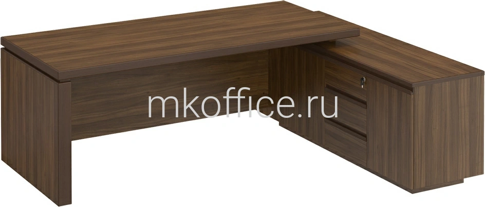 Выбрать стол руководителя mark мк 138 левый/правый 225x180x76 по низким ценам. МК Офис Стол руководителя Mark МК 138 левый/правый 225x180x76. Ассортимент МК Офис