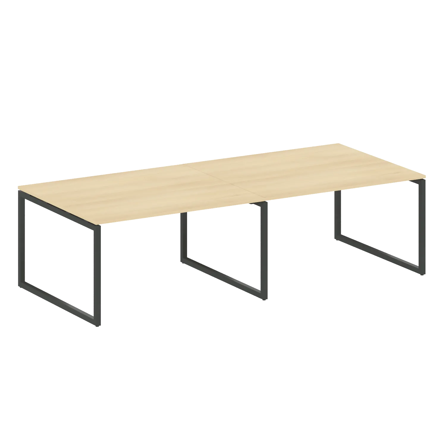 Переговорный стол (2 столешницы) на О-обр м/к 40БО.ПРГ-2.3 2800х1235х750 Переговорный стол (2 столешницы) на О-обр м/к 40БО.ПРГ-2.3 2800х1235х750