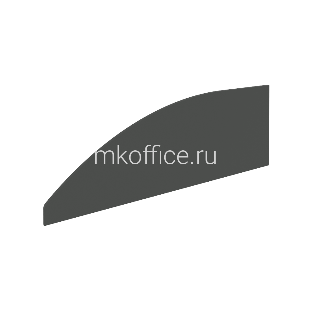 Экран  Riva антрацит А.ЭКР-2.1 1200х450х18. Ассортимент МК Офис