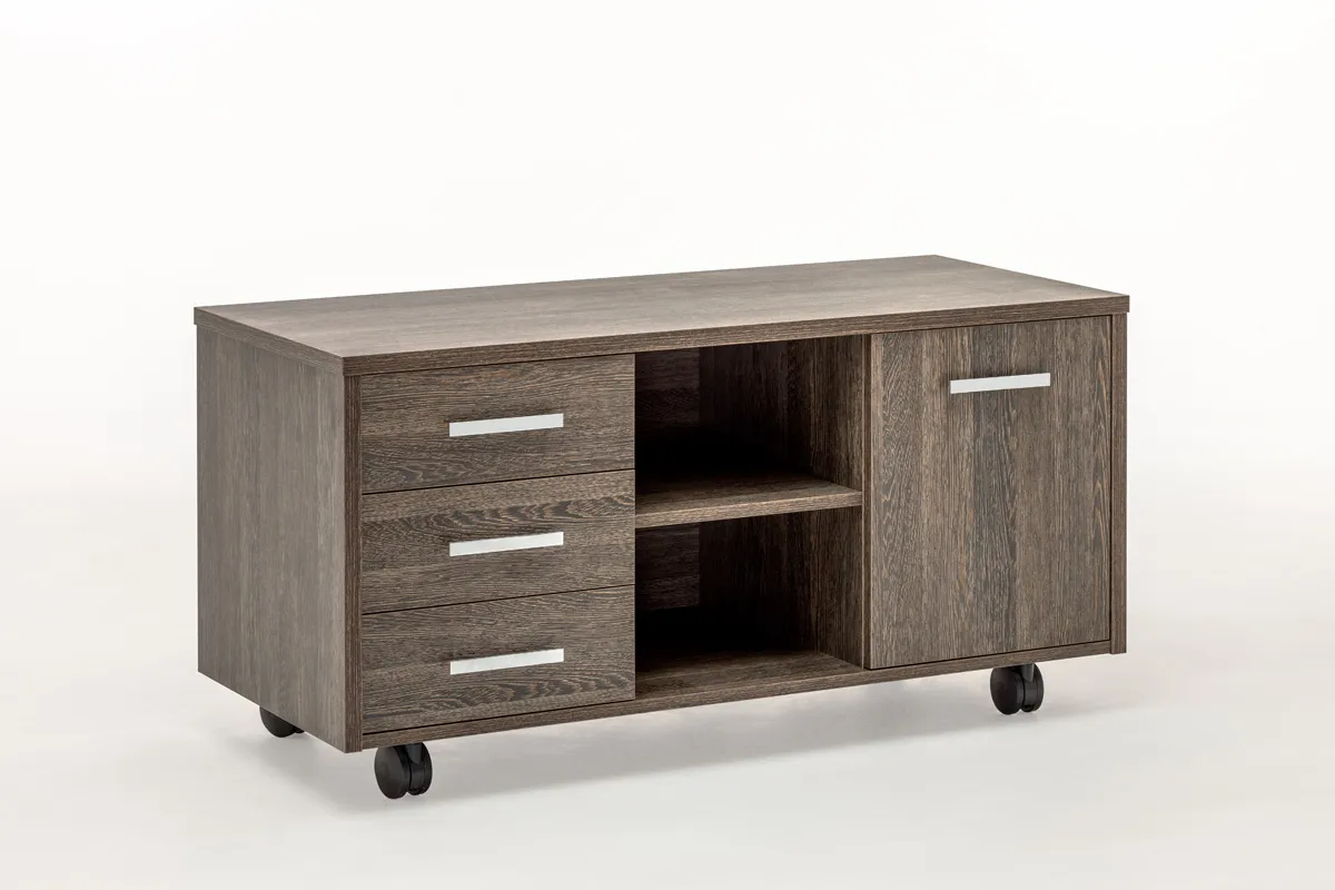 Приставка подкатная,3ящ+дв 601 1230x530x620