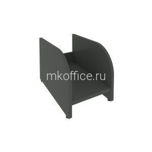 Подставка под системный блок  Riva антрацит А.СБ-1 280x448x205