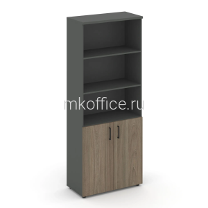 Шкаф высокий широкий (2 низких фасада ЛДСП) Style Project SN.STS.E-101 796х400х1982 Шкаф высокий широкий (2 низких фасада ЛДСП) Style Project SN.STS.E-101 796х400х1982