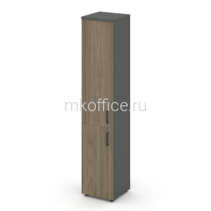 Шкаф высокий узкий левый (1 низкий фасад ЛДСП + 1 средний фасад ЛДСП) Style Project SN.STU.E-104 (L) 400х400х1982 Шкаф высокий узкий левый (1 низкий фасад ЛДСП + 1 средний фасад ЛДСП) Style Project SN.STU.E-104 (L) 400х400х1982