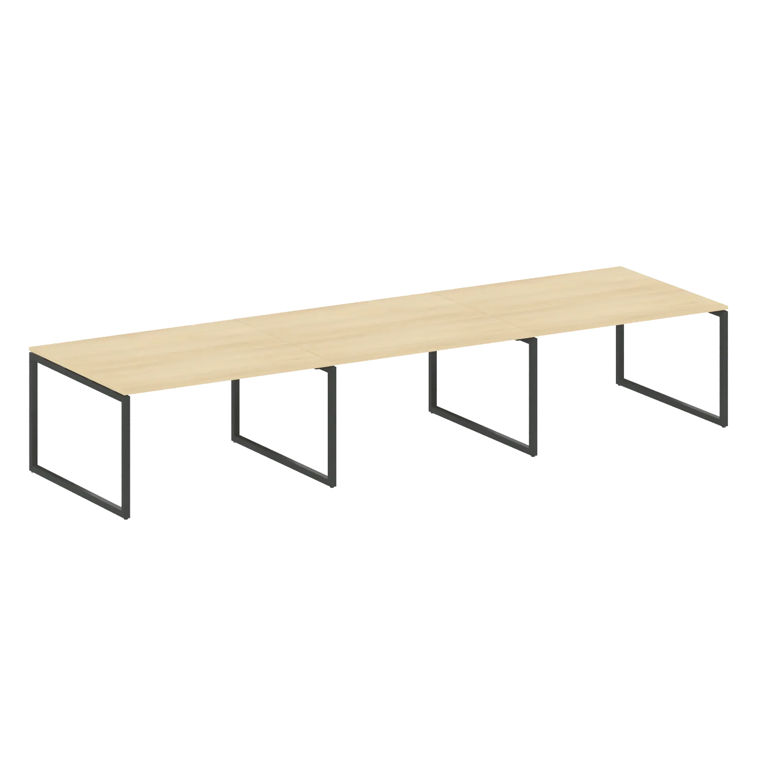 Переговорный стол (3 столешницы) на О-обр м/к 40БО.ПРГ-3.3 4200х1235х750 Переговорный стол (3 столешницы) на О-обр м/к 40БО.ПРГ-3.3 4200х1235х750