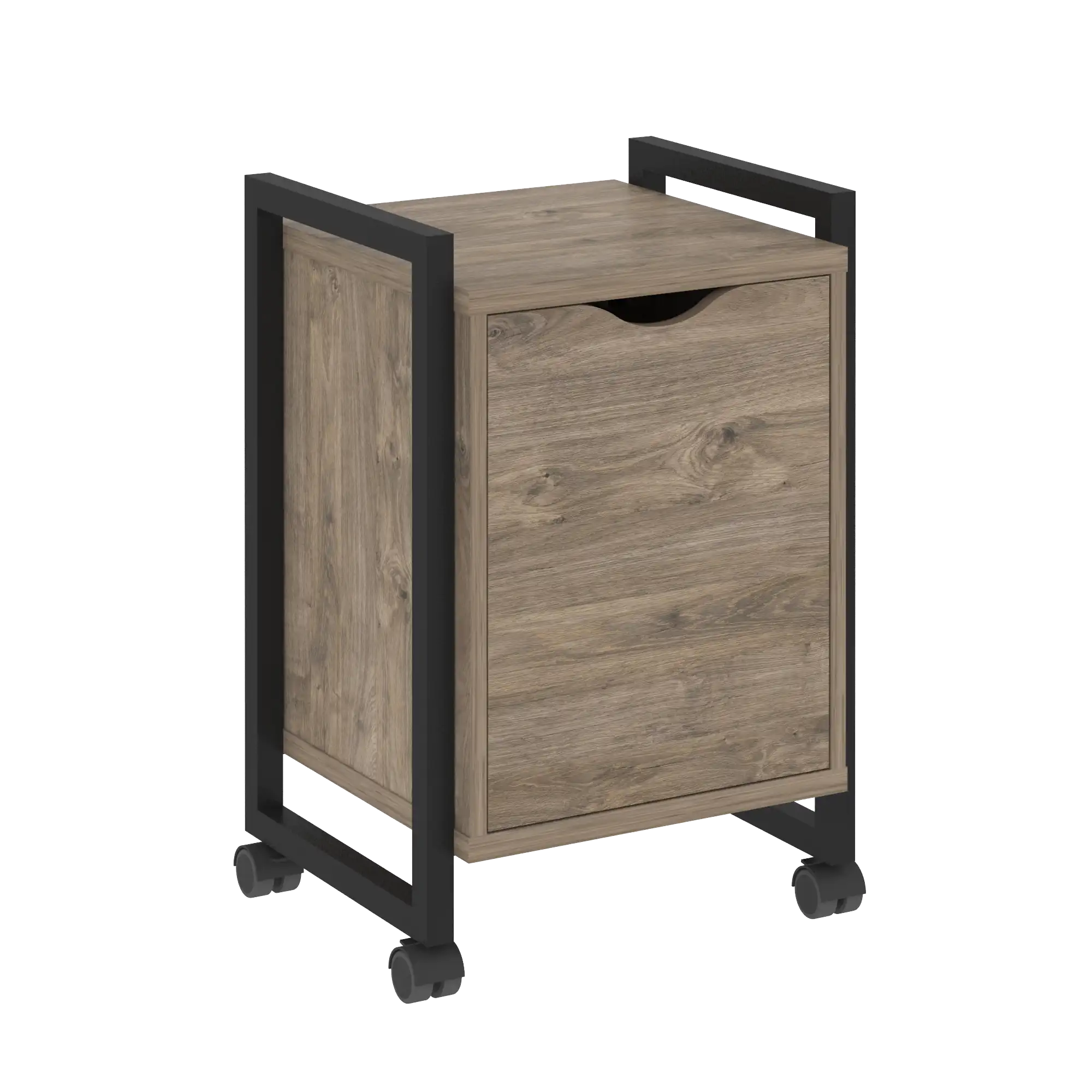 Тумба на колесных опорах с распашным фасадом Loft VR.L-T2.K 500х460х767 Тумба на колесных опорах с распашным фасадом Loft VR.L-T2.K 500х460х767