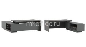 Dali Стол письменный на опорной тумбе DLI372101 R  2120x2200x750