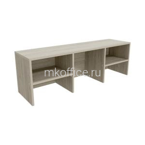 Полка настольная с задней стенкой Континент дуб кронберг ПФ006 1200х320х400