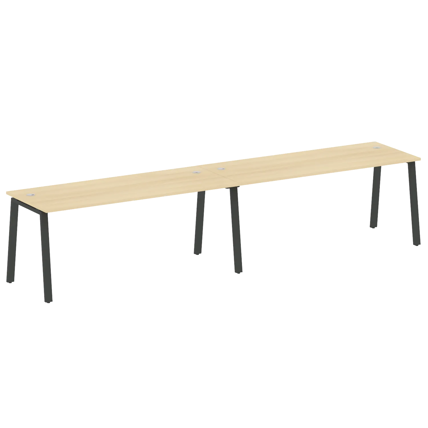 Рабочая станция на 2 раб.места на А-образном м/к Metal System Style БА.СМ-2.5 3600х720х750 Рабочая станция на 2 раб.места на А-образном м/к Metal System Style БА.СМ-2.5 3600х720х750