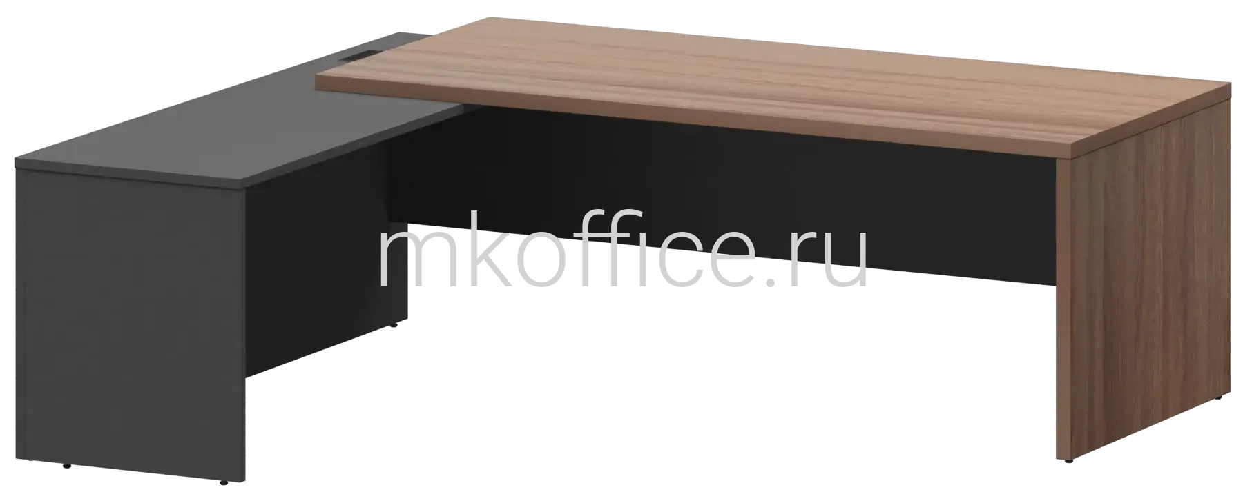 Стол руководителя Кортез левый KZP-22L 2200x2000x750. Ассортимент МК Офис