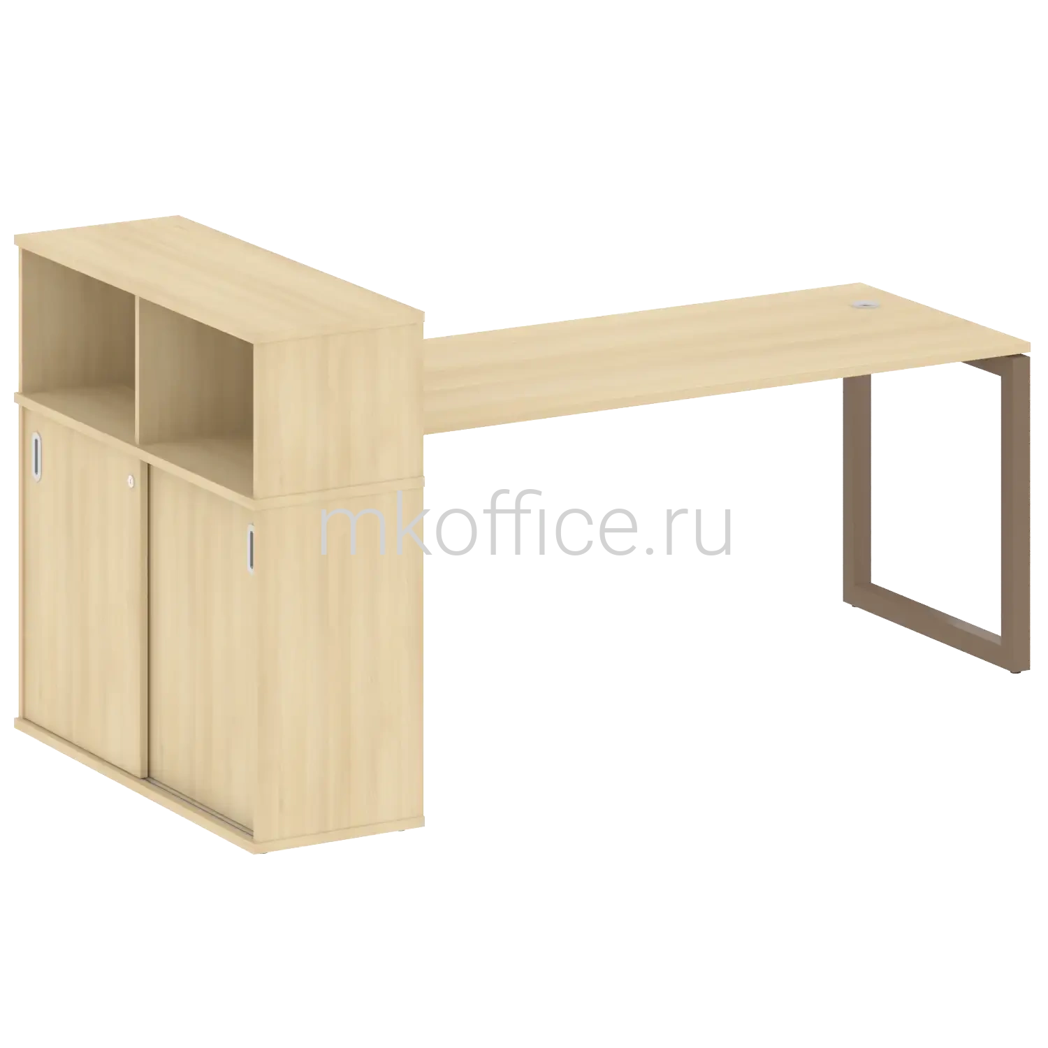 Выбрать стол письменный на о-обр м/к с опорным шкафом-купе 50бо.рс-сшк-3.5 2210х1120х1098 по низким ценам. МК Офис Стол письменный на О-обр м/к с опорным шкафом-купе 50БО.РС-СШК-3.5 2210х1120х1098. Ассортимент МК Офис
