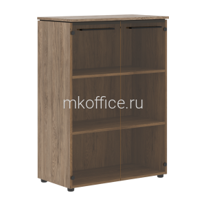 Шкаф со стеклянными дверьми ENIO MMC 85.2 854х423х1188