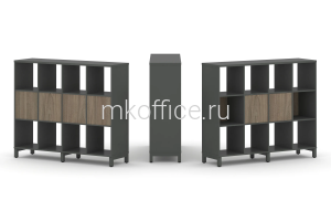 Набор стеллажа одностороннего, 3 яруса Style project SN.NS-341 1488*400*1248 Набор стеллажа одностороннего, 3 яруса Style project SN.NS-341 1488*400*1248