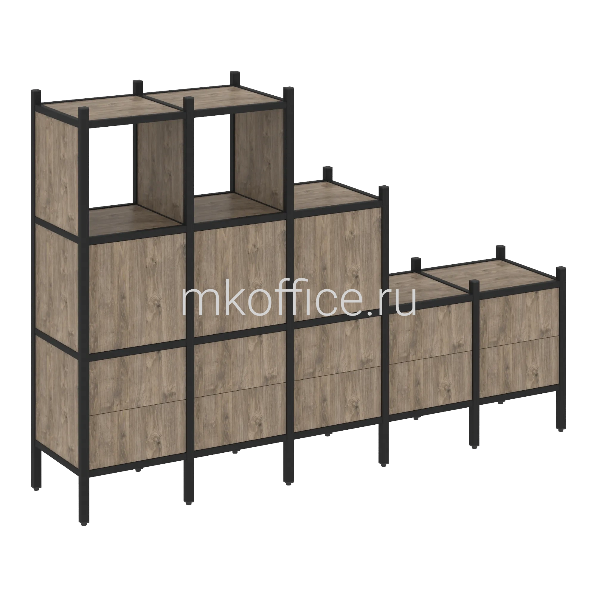 Выбрать прямой комплект loft vr.l-19 2110x446x1458 по низким ценам. МК Офис Прямой комплект Loft VR.L-19 2110x446x1458. Ассортимент МК Офис