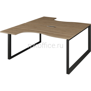 Бенчи двойной эргономичный  на 2рм на О-м/каркасе НТМП.О.Б2-060 1600х2036х750 Бенчи двойной эргономичный  на 2рм на О-м/каркасе НТМП.О.Б2-060 1600х2036х750