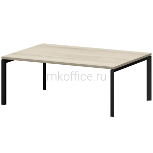 Стол переговоров на металлокаркасе Акцент КТ-20.14.38 2000x1400x750 Стол переговоров на металлокаркасе Акцент КТ-20.14.38 2000x1400x750