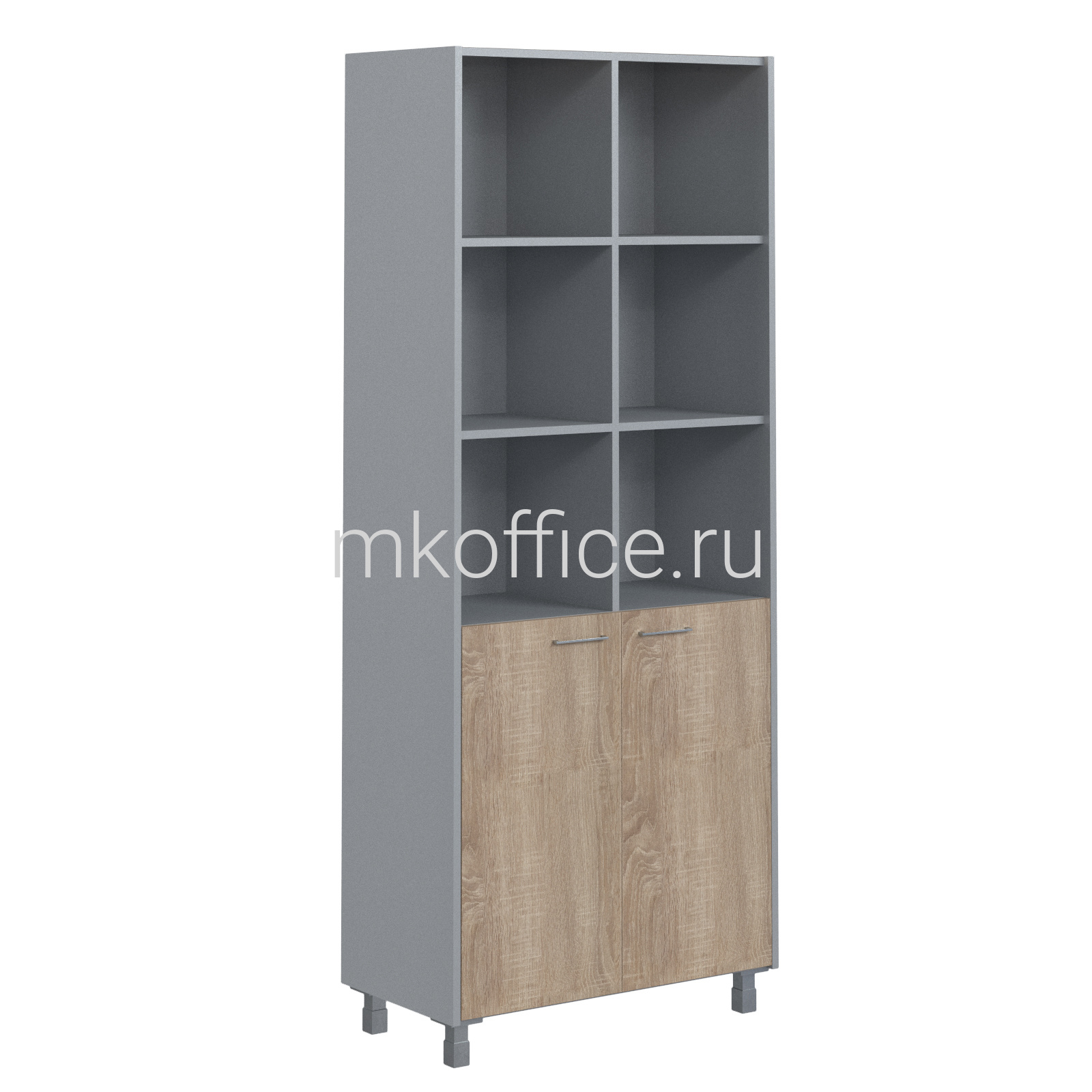 Шкаф с 1 к-том глухих малых дверей Offix OHC 87.5 874х450х2147