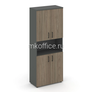 Шкаф высокий широкий (4 низких фасада ЛДСП) Style Project SN.STS-107 796х400х1982 Шкаф высокий широкий (4 низких фасада ЛДСП) Style Project SN.STS-107 796х400х1982