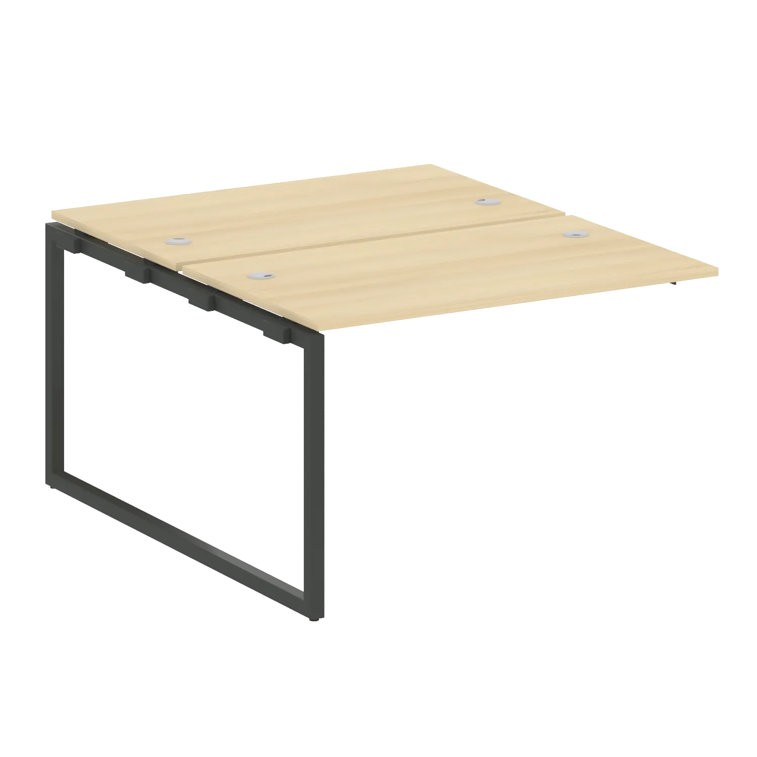 Проходной наборный элемент рабочей станции на О-обр м/к (2 столешницы) 40БО.ПРС-СП-2.2 1200х1475х750