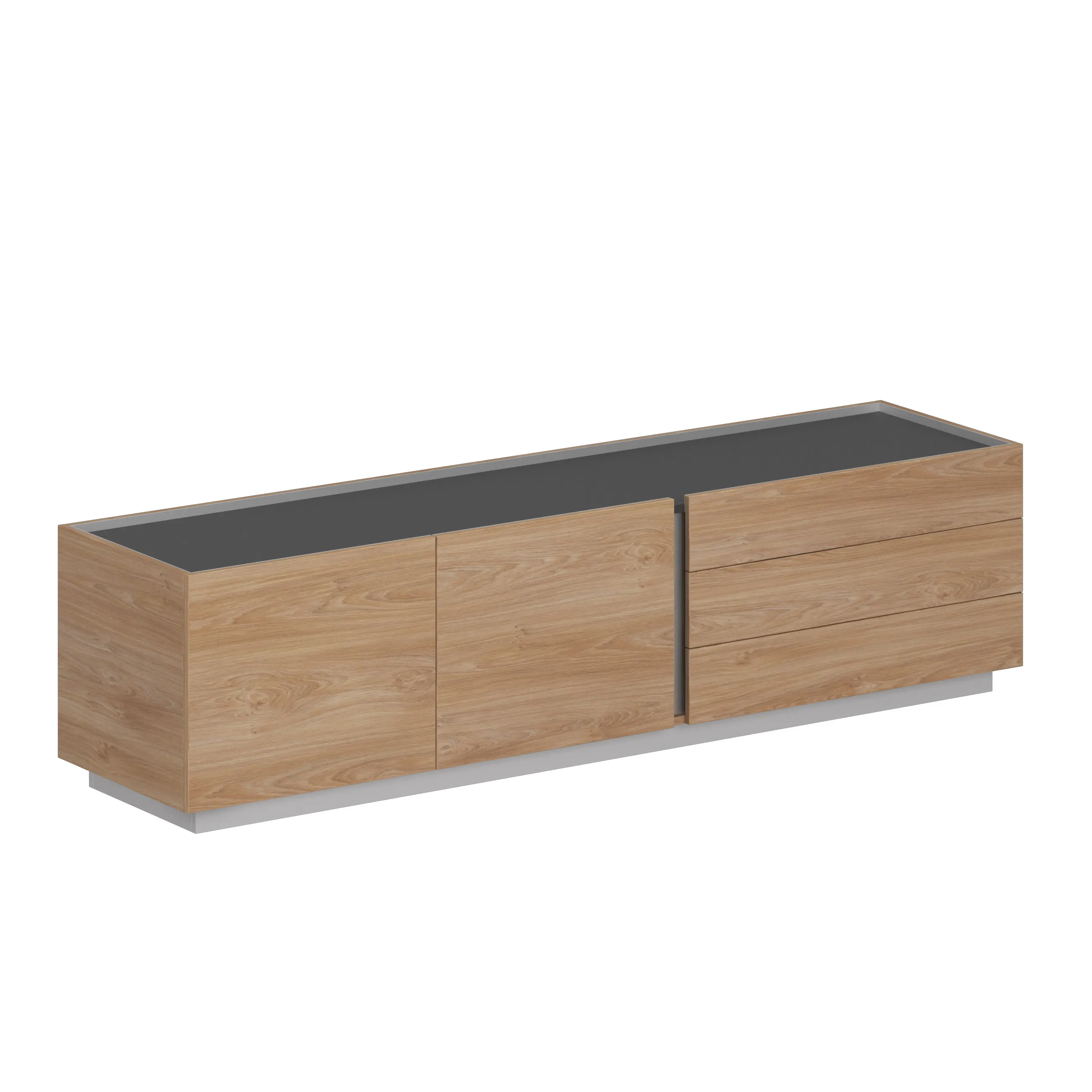 Тумба опорная приставная OL-20-13.GN.GN.GN.Л/П 2231x550x569