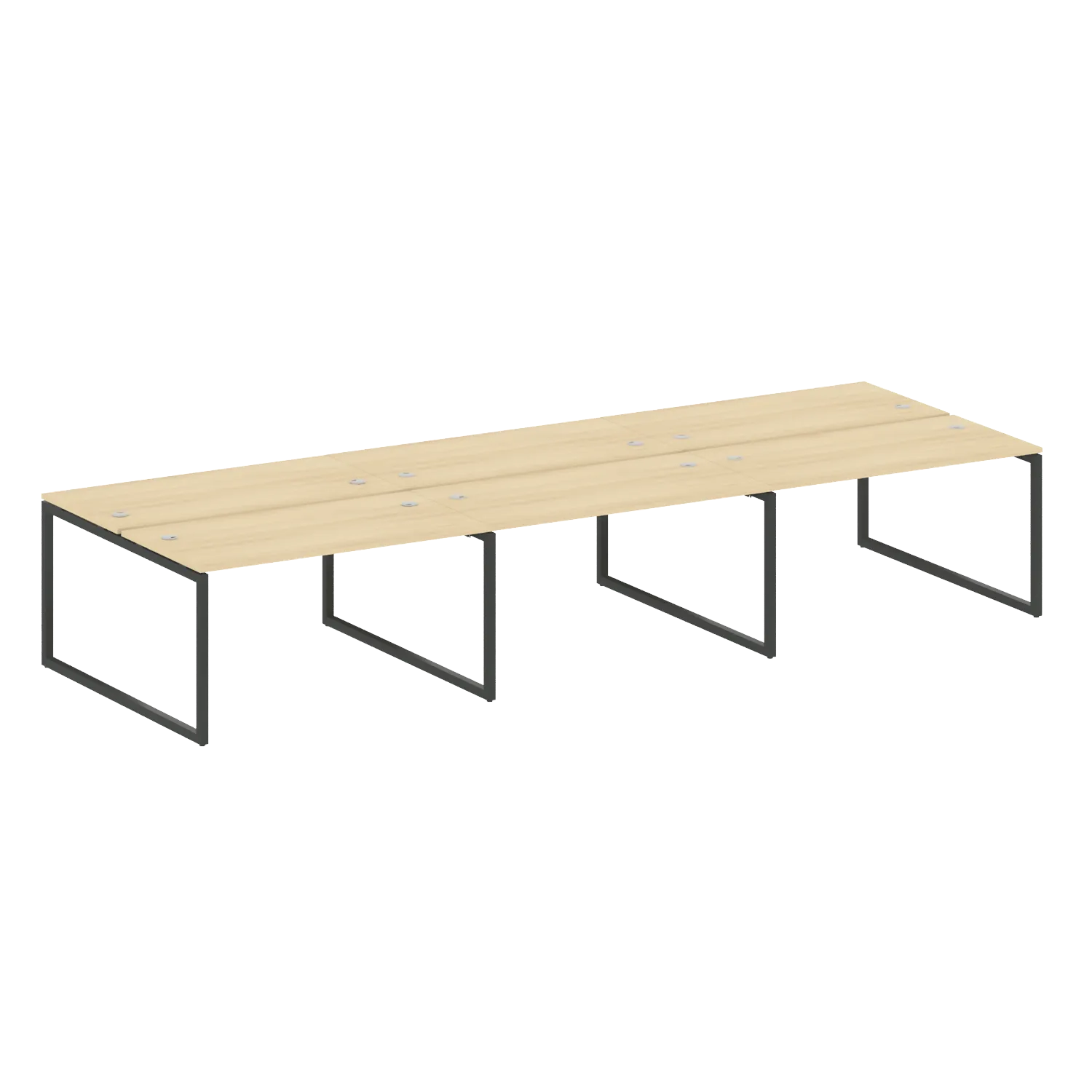 Рабочая станция на 6 раб.мест на О-образном м/к 40БО.СМ-6.3 4200х1475х750