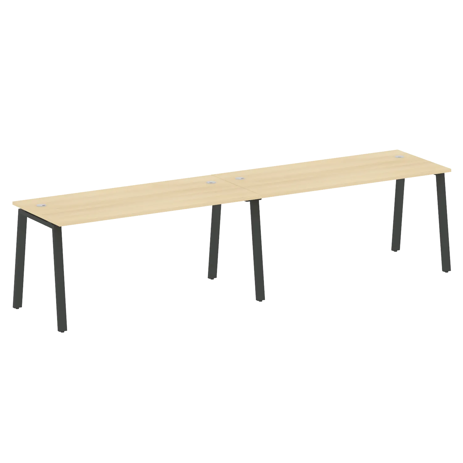 Рабочая станция на 2 раб.места на А-образном м/к Metal System Style БА.СМ-2.4 3200х720х750