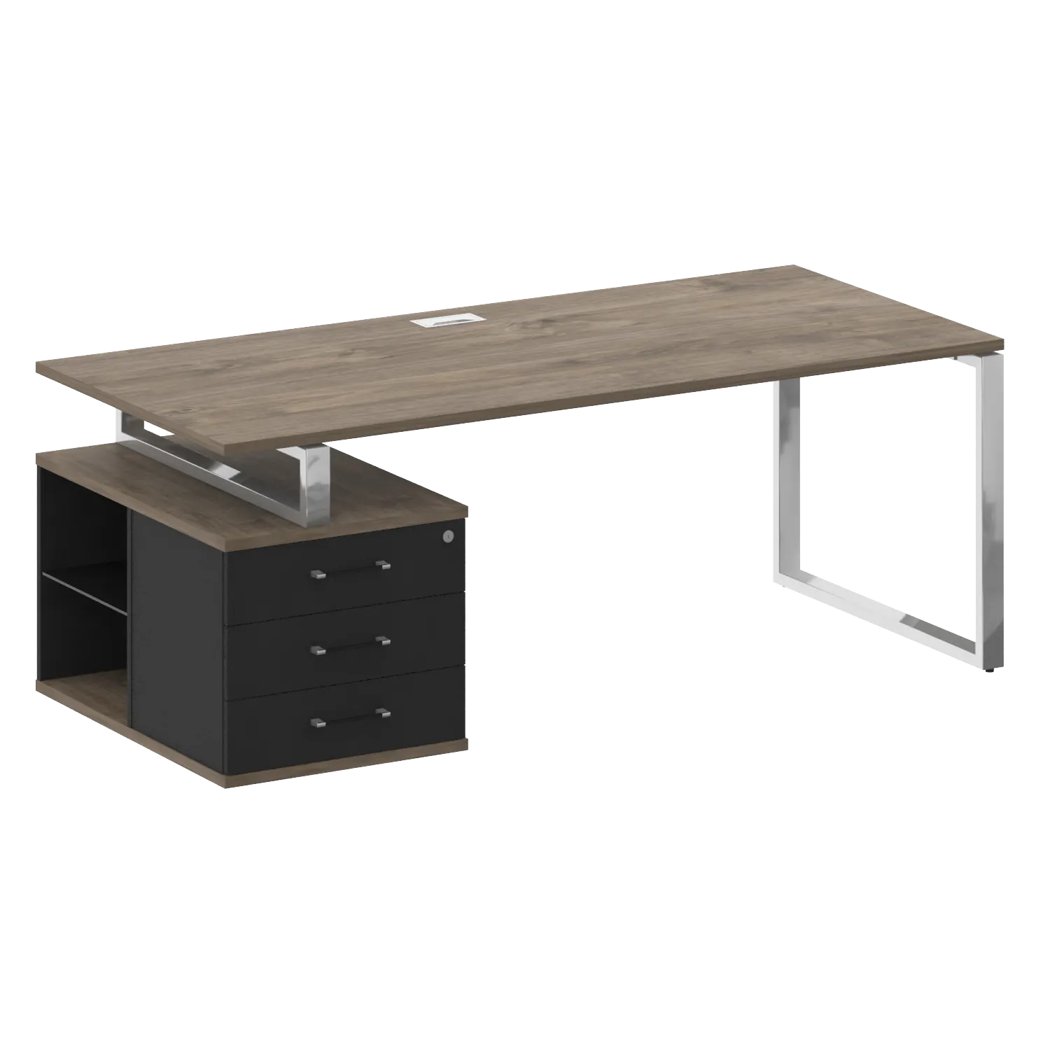 Стол руководителя с опорной тумбой , левый Shift SK.SRT-200 (L) 2000*904*753