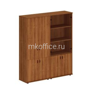 Шкаф комбинированный высокий (закрытый + стекло) Престиж Исп.52 175x46x203
