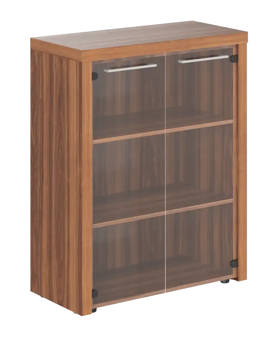 Шкаф со стеклянными дверьми и топом ZMC 85.2 964x430x1220