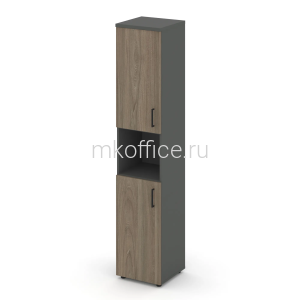 Шкаф высокий узкий левый (2 низких фасада ЛДСП) Style Project SN.STU.E-107 (L) 400х400х1982 Шкаф высокий узкий левый (2 низких фасада ЛДСП) Style Project SN.STU.E-107 (L) 400х400х1982