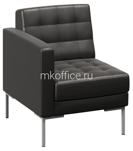 FOREST Секция с подлокотником одноместная правая FR-SP-01 (R) 690х800х840
