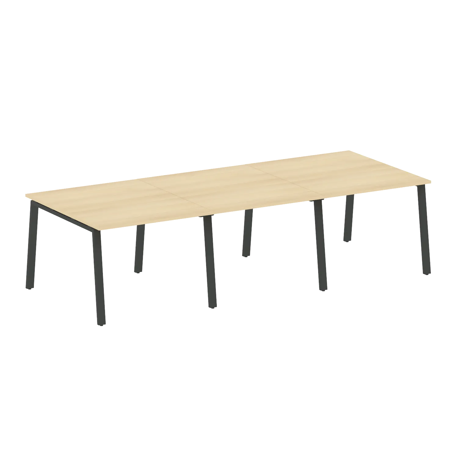 Переговорный стол (3 столешницы) на А-обр м/к Metal System Style БА.ПРГ-3.1 3000х1235х750 Переговорный стол (3 столешницы) на А-обр м/к Metal System Style БА.ПРГ-3.1 3000х1235х750
