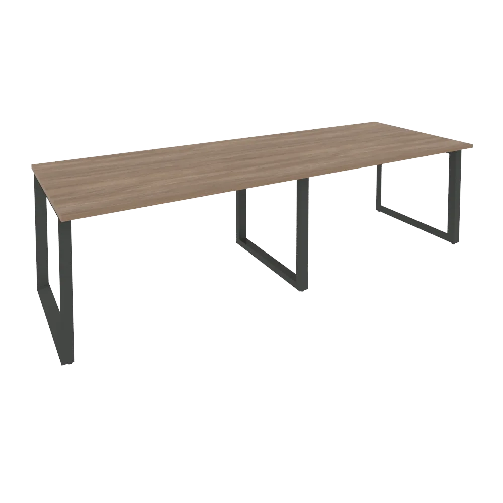 Стол переговорный (2 столешницы) на О-образном м/к O.MO-PRG-2.3 2760x980x750