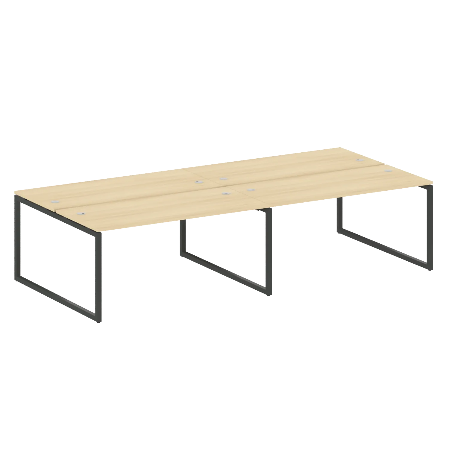 Рабочая станция на 4 раб.места на О-образном м/к 40БО.СМ-4.4 3200х1475х750