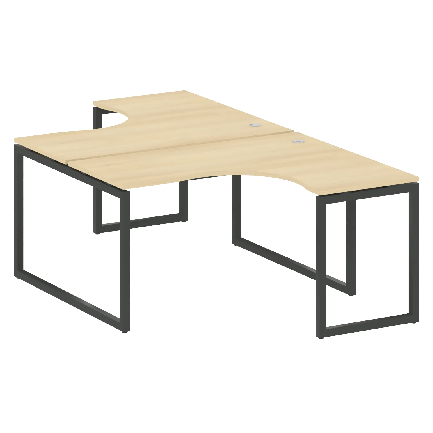 Рабочая станция криволинейная на О-образном м/к 40БО.РАС-СА-2.3 1400х2435х750