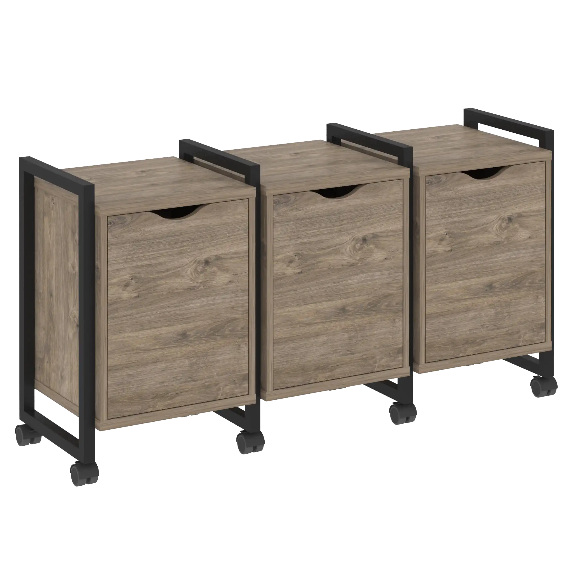 Тумба на колесных опорах наборная Loft VR.L-TN-5.K 1440х460х767 Тумба на колесных опорах наборная Loft VR.L-TN-5.K 1440х460х767