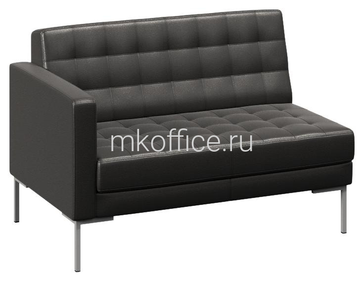 FOREST Секция с подлокотником двухместная правая FR-SP-02 (R) 1270х800х840