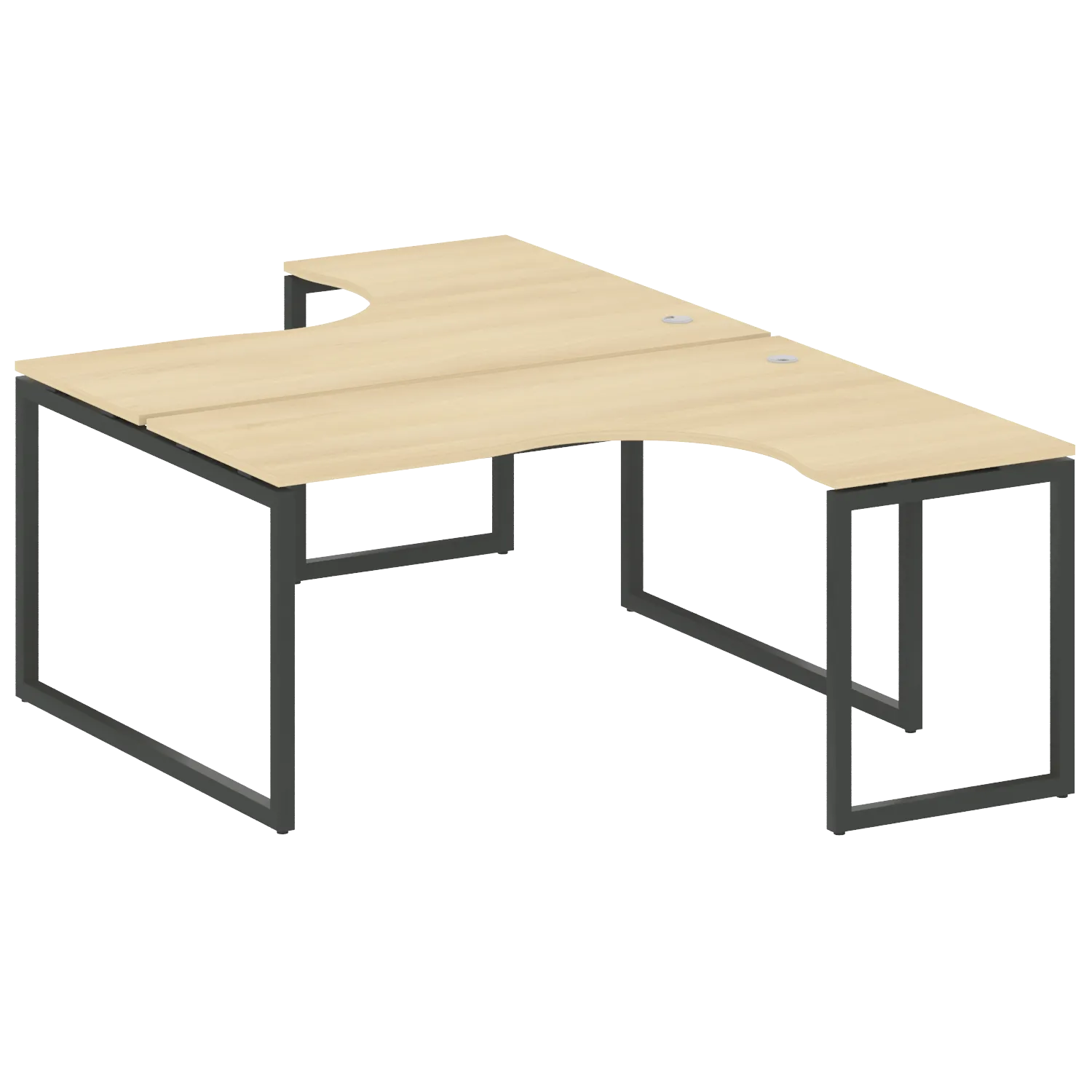 Рабочая станция криволинейная на О-образном м/к 40БО.РАС-СА-2.4 1600х2435х750