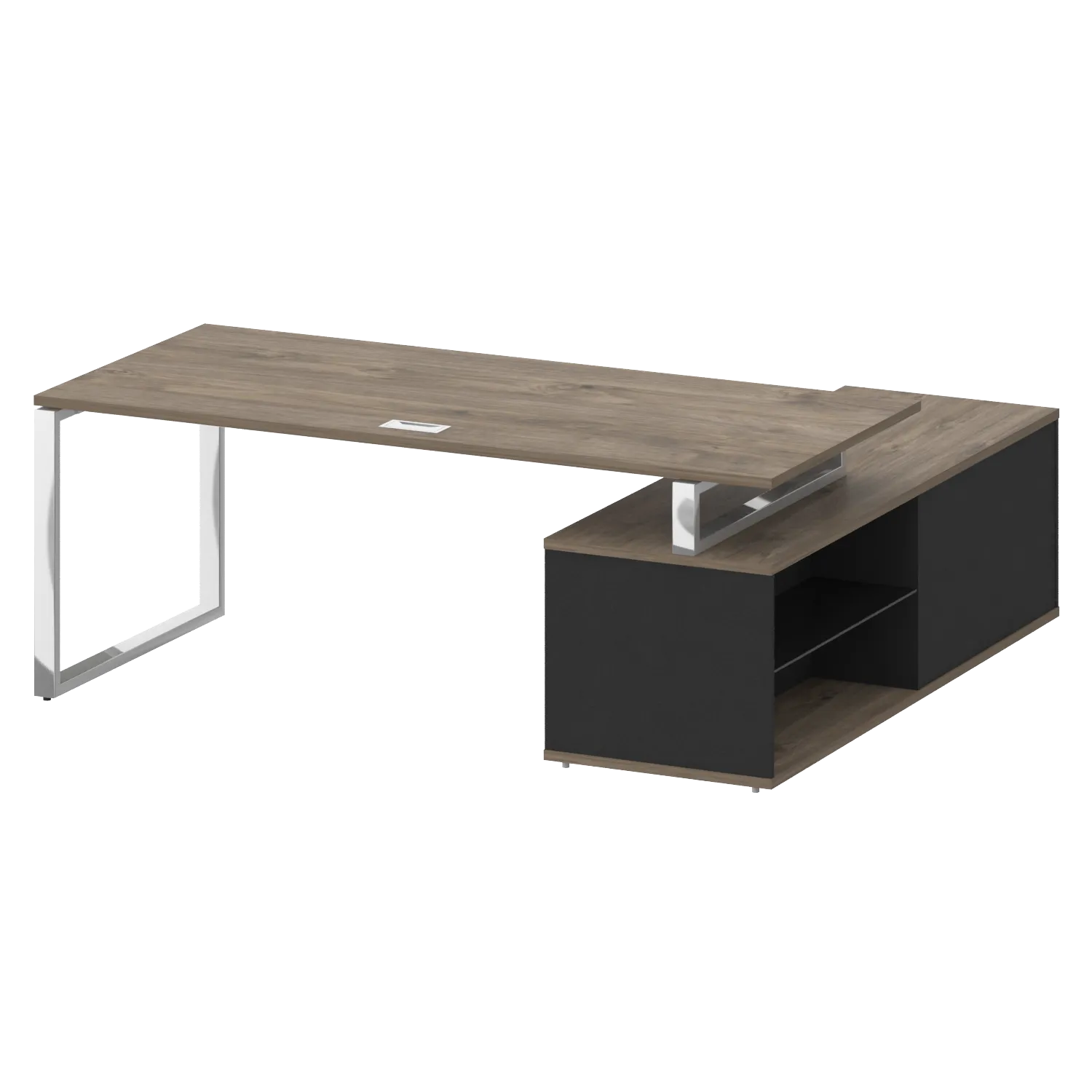 Стол руководителя с опорной греденцией , левый Shift SK.SRG-200 (L) 2000*1800*753