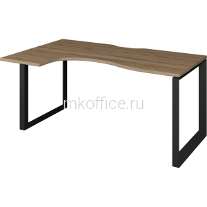 Стол эргономичный на на О-м/каркасе (2 опоры гл.730мм) НТМП.О-060.ЛВ 1600х1000х750 Стол эргономичный на на О-м/каркасе (2 опоры гл.730мм) НТМП.О-060.ЛВ 1600х1000х750