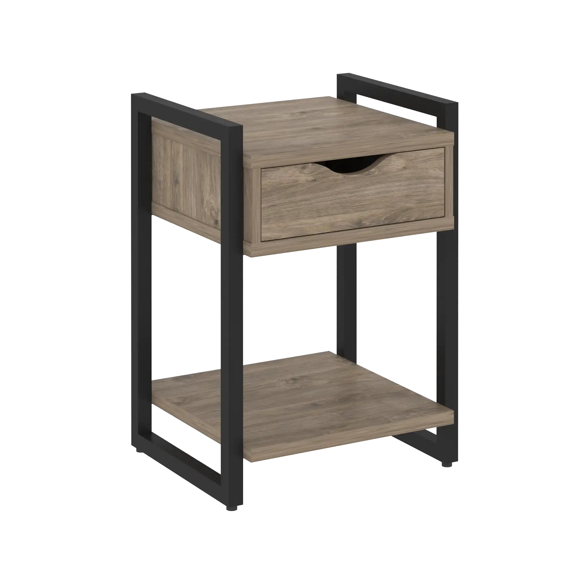 Тумба на регулируемых опорах с ящиком и полкой Loft VR.L-T1.O 500х460х719 Тумба на регулируемых опорах с ящиком и полкой Loft VR.L-T1.O 500х460х719