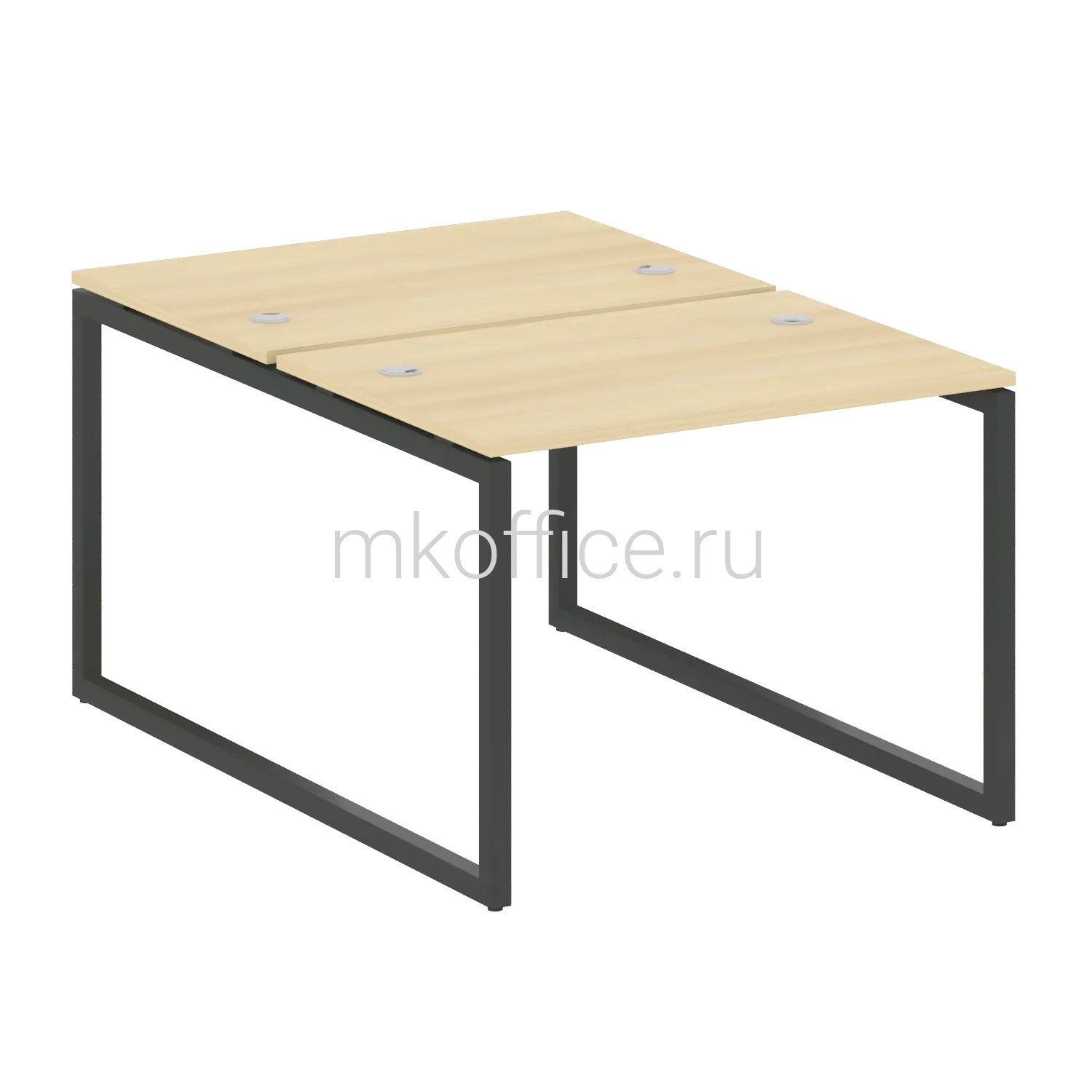 Рабочая станция на О-образном м/к 40БО.РАС-СП-2.1 1000х1475х750. Ассортимент МК Офис