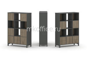 Набор стеллажа двухстороннего, 4 яруса Style project SN.NSD-431 1121*400*1615 Набор стеллажа двухстороннего, 4 яруса Style project SN.NSD-431 1121*400*1615