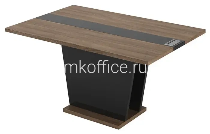 Брифинг-приставка/Элемент стола переговоров (с кабель-каналом) AST339701 1400x1000x750