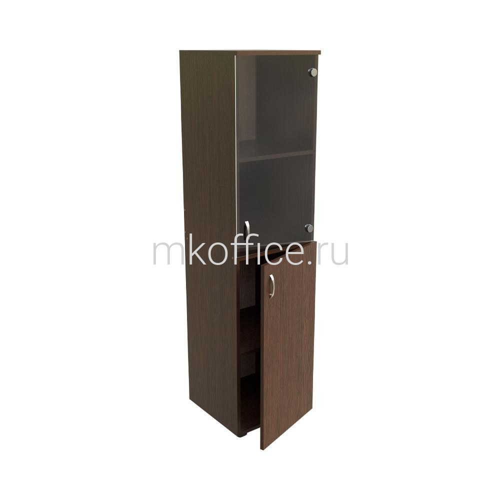 Шкаф узкий, низкий с прозр. стекл.  Континент ЛФ 229 400х406х1610