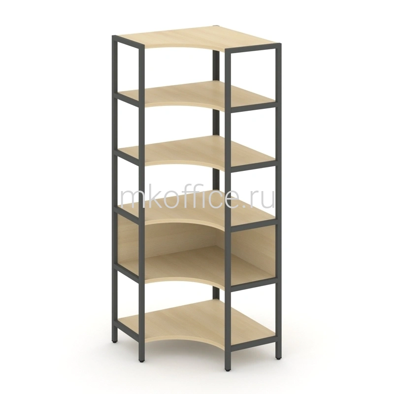 Односекционный угловой стеллаж Shelf System пятиярусный SN.STMU-511. Ассортимент МК Офис