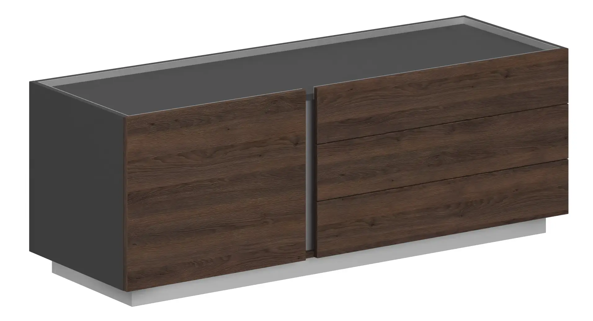 OL-20-12.OS.OS.OS. Тумба опорная приставная Л/П 1600x550x569