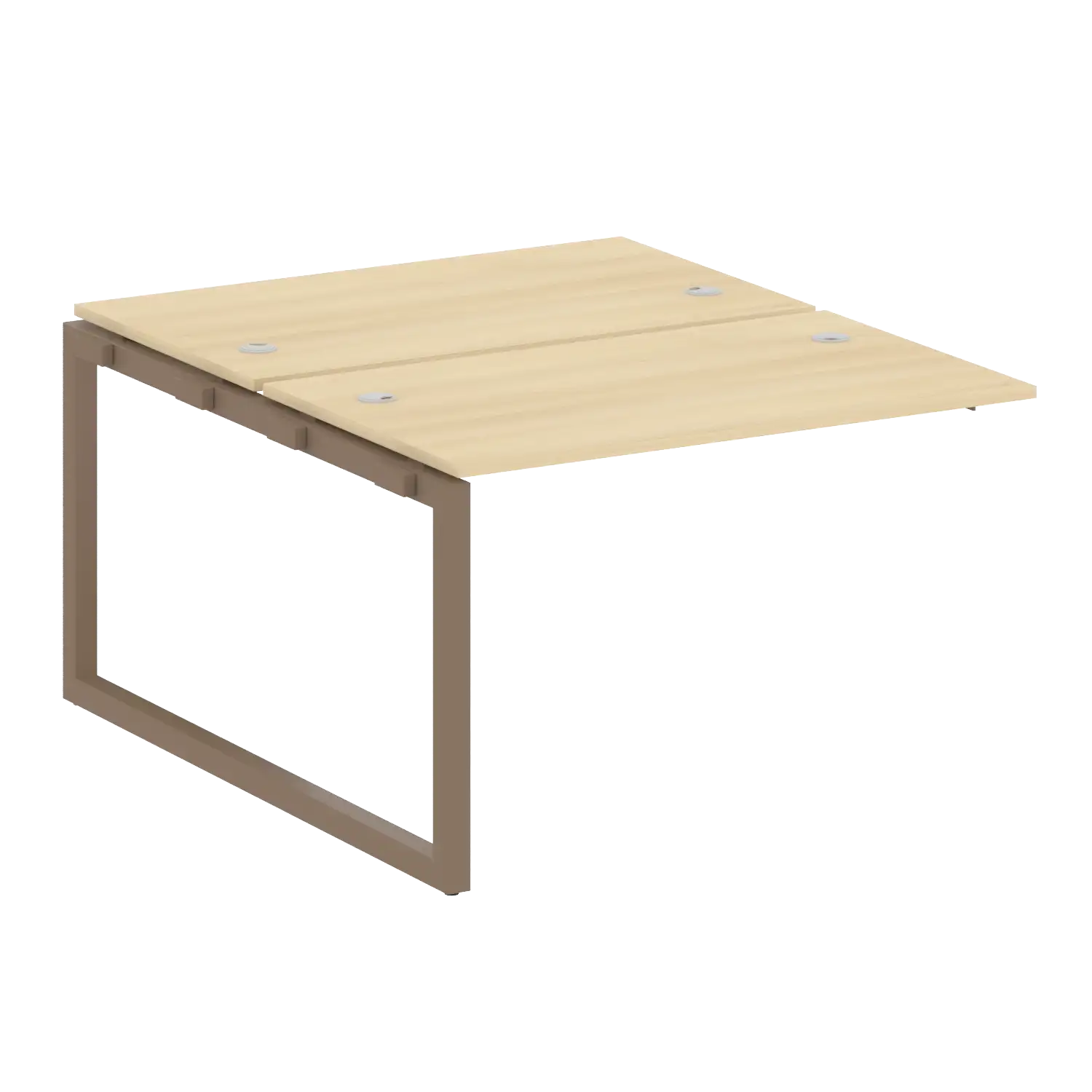 Проходной наборный элемент рабочей станции на О-обр м/к (2 столешницы) 50БО.ПРС-СП-2.2 1200х1475х750