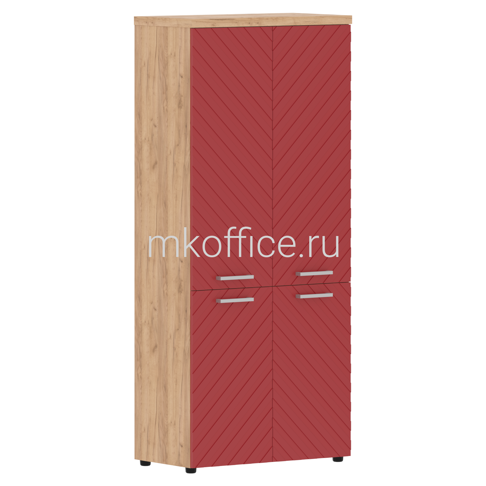 Шкаф с глухими средними и малыми дверьми Torr Lux TLHC 85.3 854х452х1958. Ассортимент МК Офис