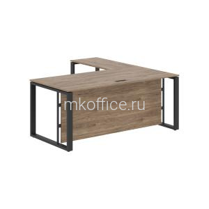 Стол с боковой приставкой с высокой фронтальной панелью ECT 1819 H 1800х1900х750